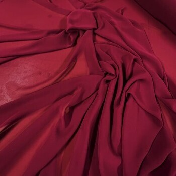 Burgundy Plain Chiffon 150 cm